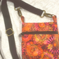 Pink & Orange Psychedelic Glitz Phone Bag