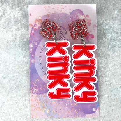 Kinky Slogan Earrings