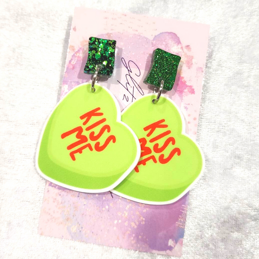 Kiss Me Heart Earrings