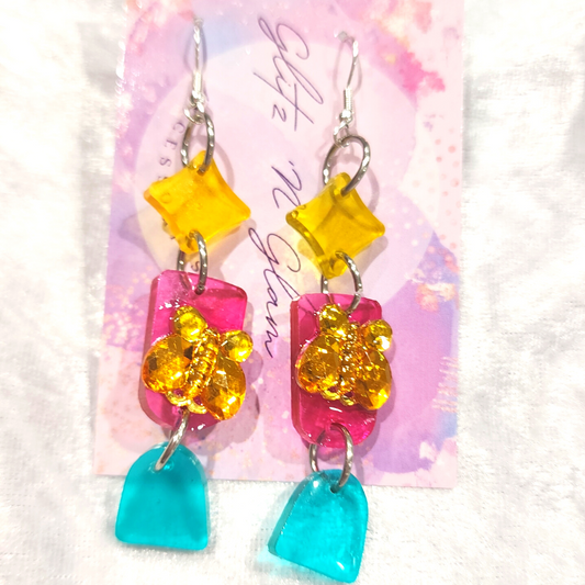 Mixed shapes #32 Dangle Earrings