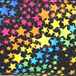 Rainbow Stars Glitz Double Zip Wallet